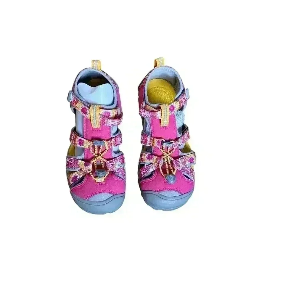 Keen Pink Seacamp II CNX Fisherman Water Hiking Sandals Big Girls Size 4 Shoes
